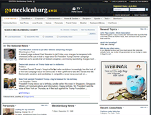 Tablet Screenshot of gomecklenburg.com